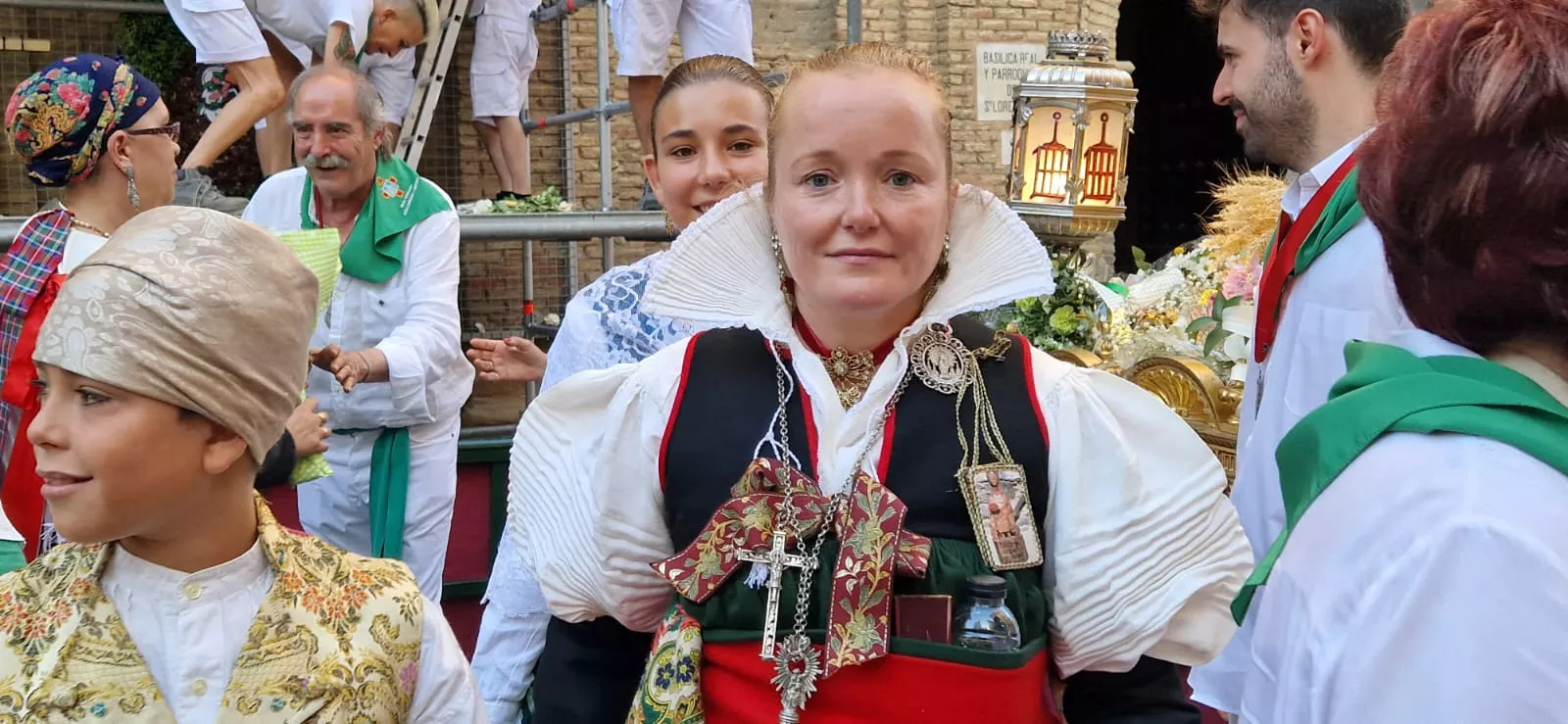 Ofrenda de Flores y Frutos a San Lorenzo. Fotos Myriam Martínez