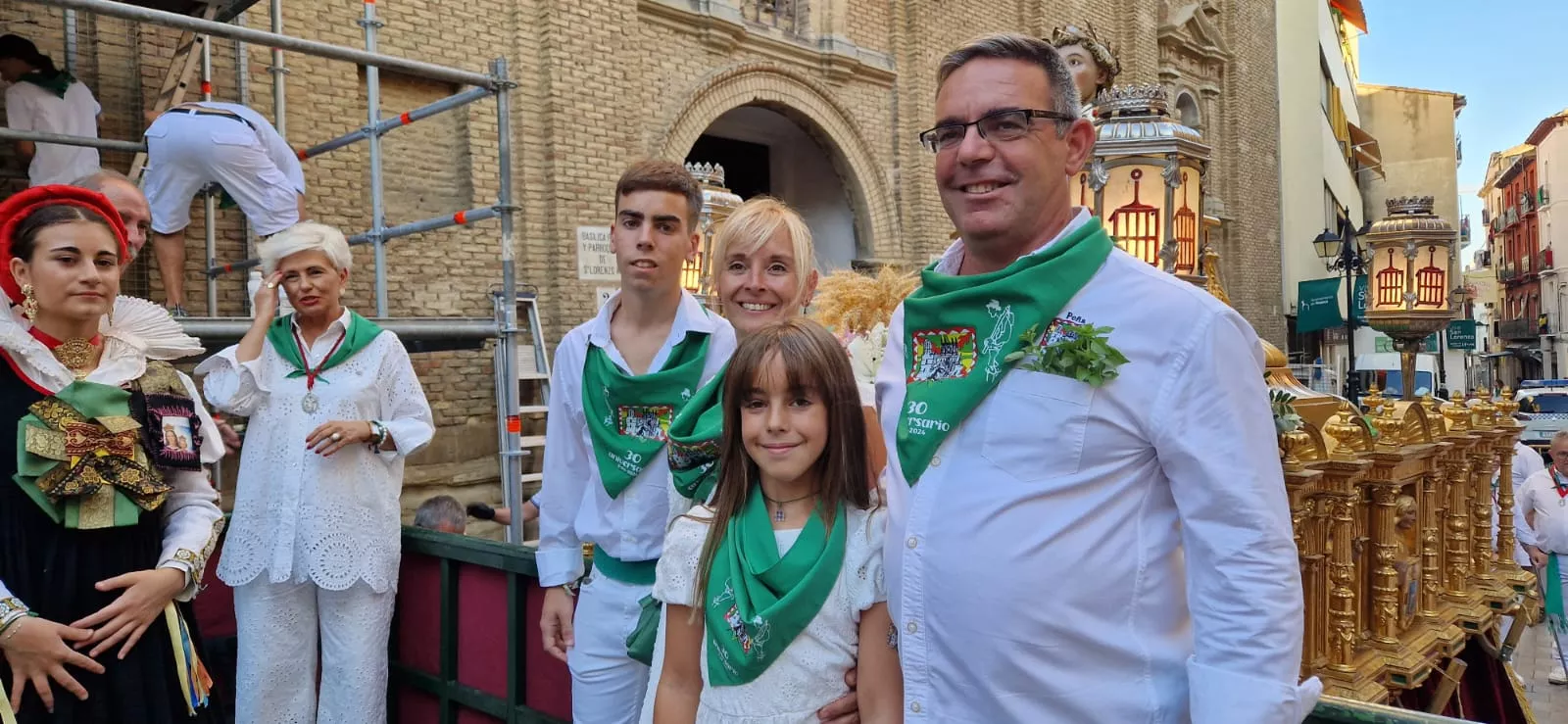 Ofrenda de Flores y Frutos a San Lorenzo. Fotos Myriam Martínez