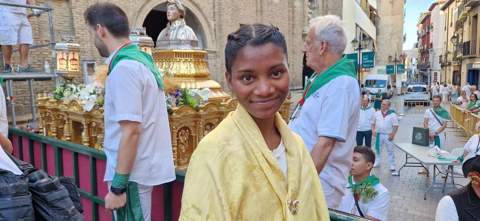 Ofrenda de Flores y Frutos a San Lorenzo. Fotos Myriam Martínez