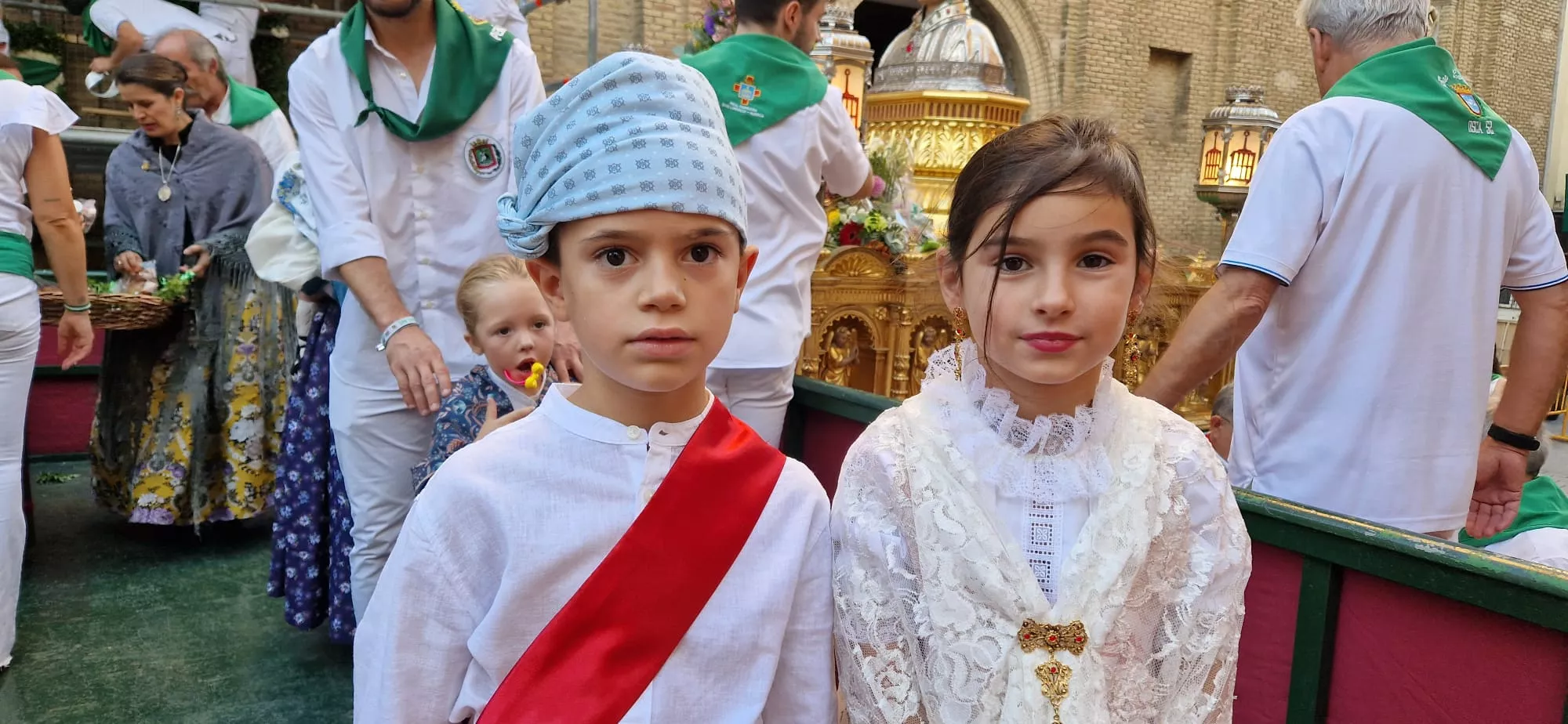 Ofrenda de Flores y Frutos a San Lorenzo. Fotos Myriam Martínez