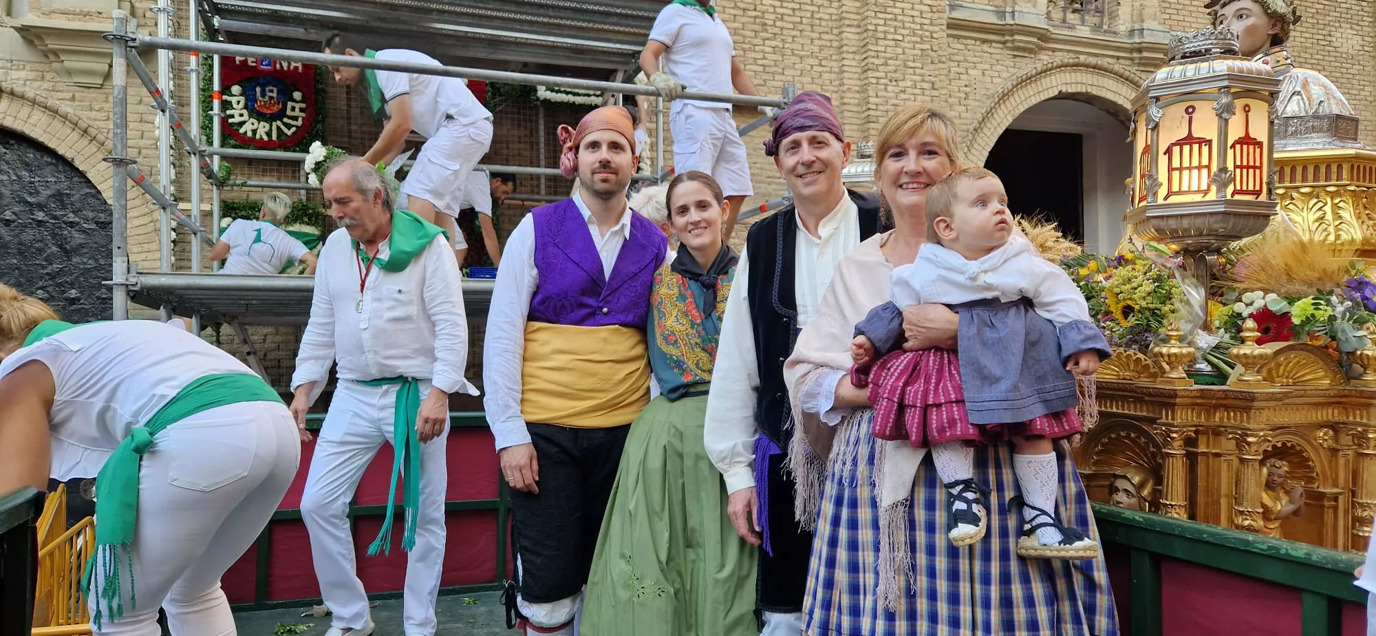 Ofrenda de Flores y Frutos a San Lorenzo. Fotos Myriam Martínez