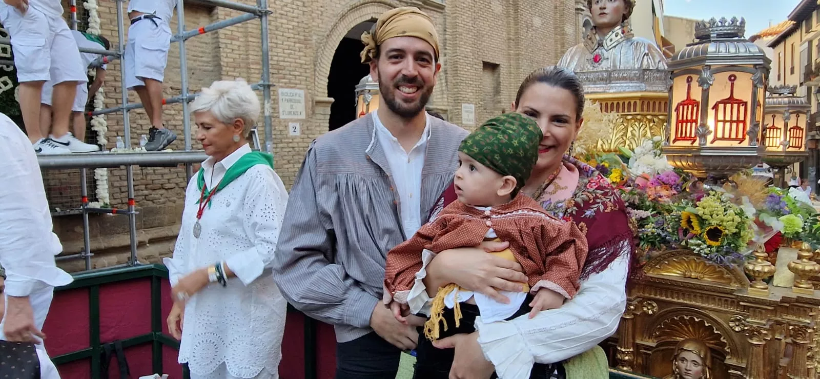 Ofrenda de Flores y Frutos a San Lorenzo. Fotos Myriam Martínez