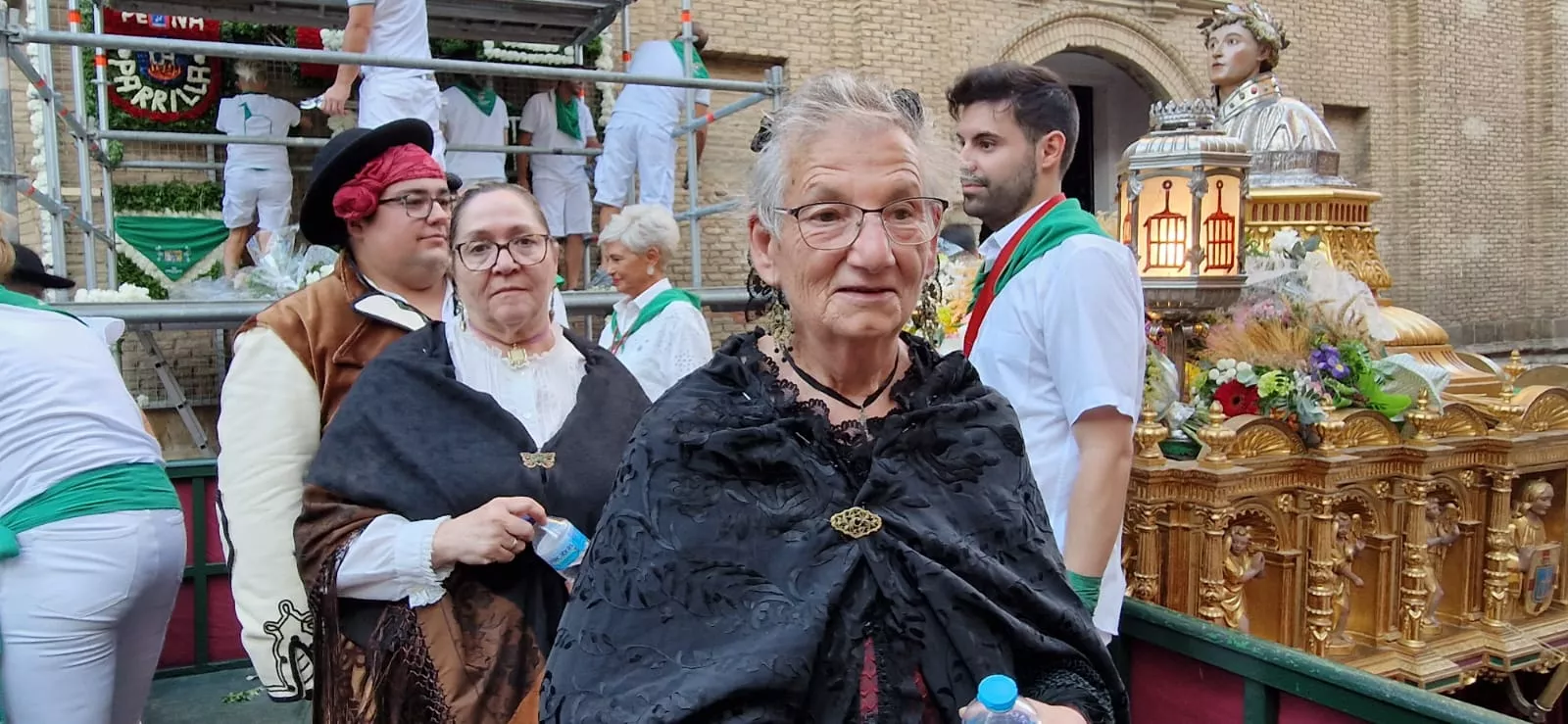 Ofrenda de Flores y Frutos a San Lorenzo. Fotos Myriam Martínez