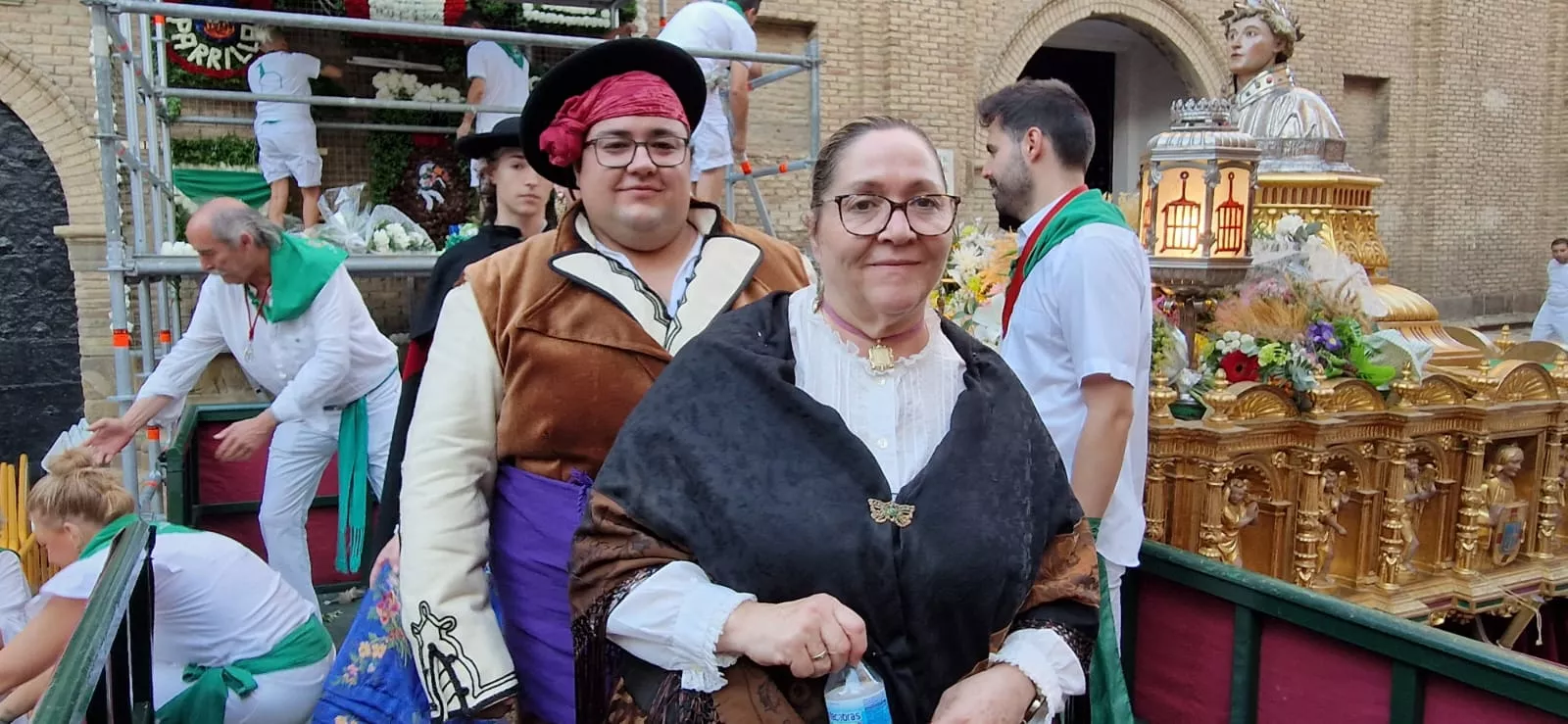 Ofrenda de Flores y Frutos a San Lorenzo. Fotos Myriam Martínez