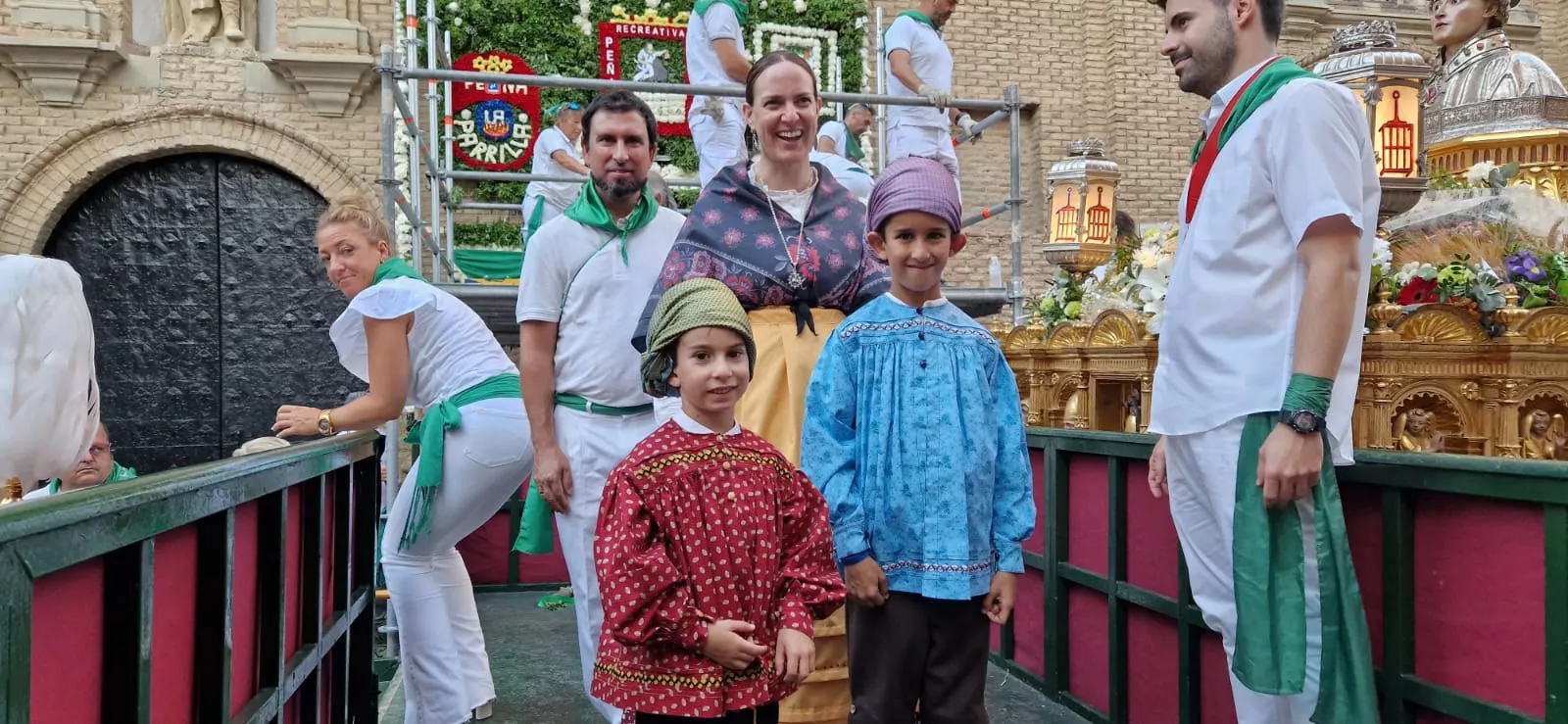 Ofrenda de Flores y Frutos a San Lorenzo. Fotos Myriam Martínez