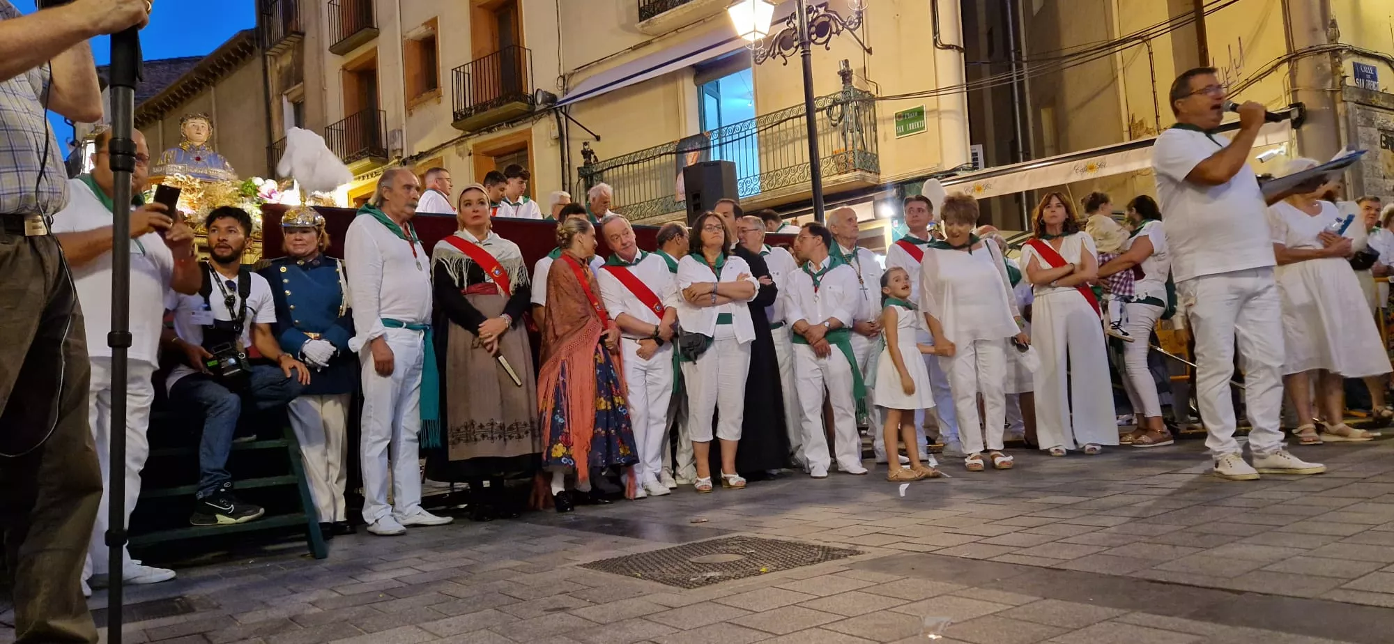 Ofrenda de Flores y Frutos a San Lorenzo. Fotos Myriam Martínez