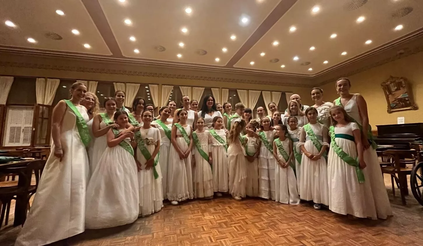 Las mairalesas en el final de San Lorenzo 2024. Foto Mercedes Manterola