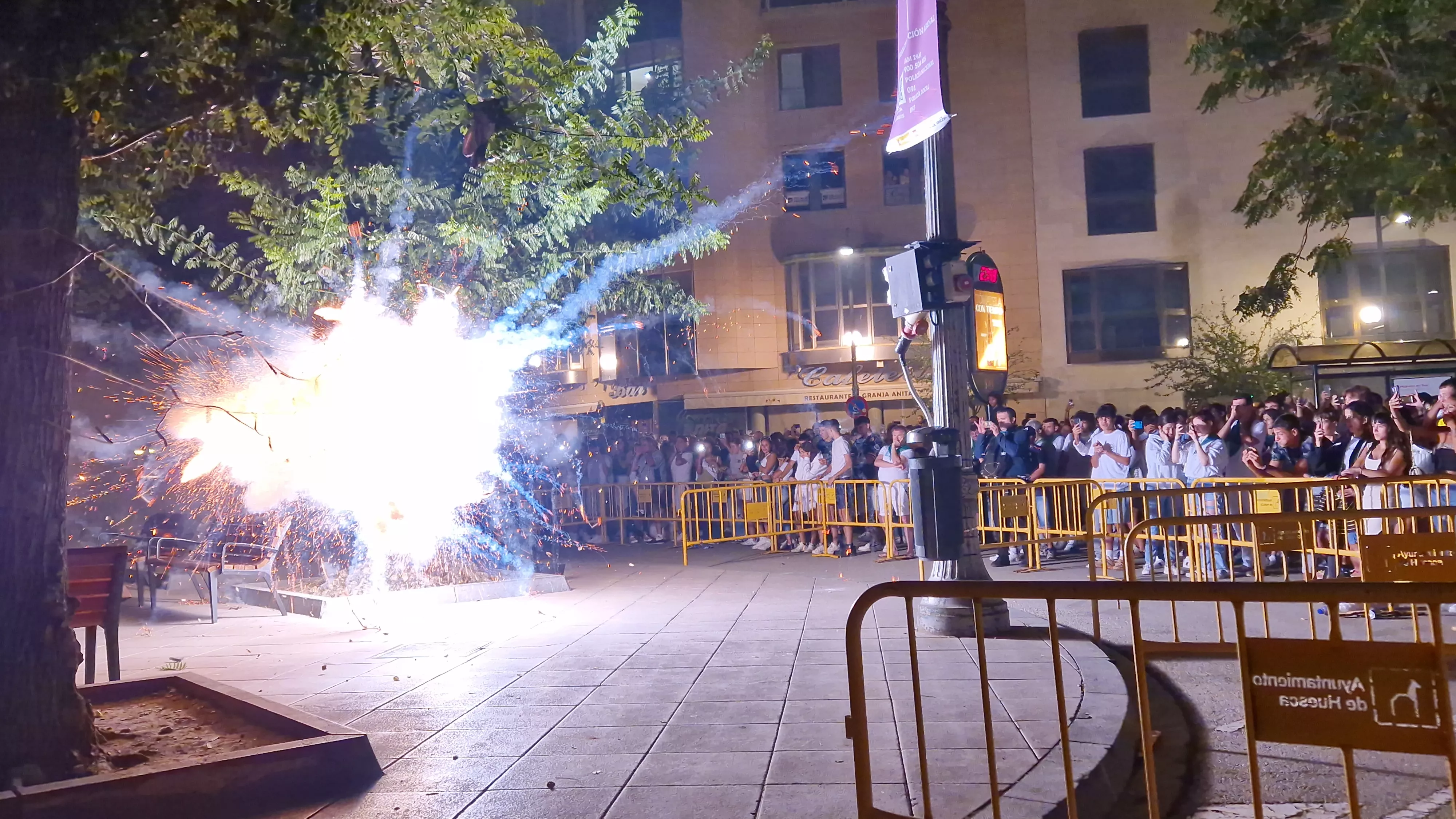 Traca Fin de Fiestas y fuegos artificiales para despedir San Lorenzo