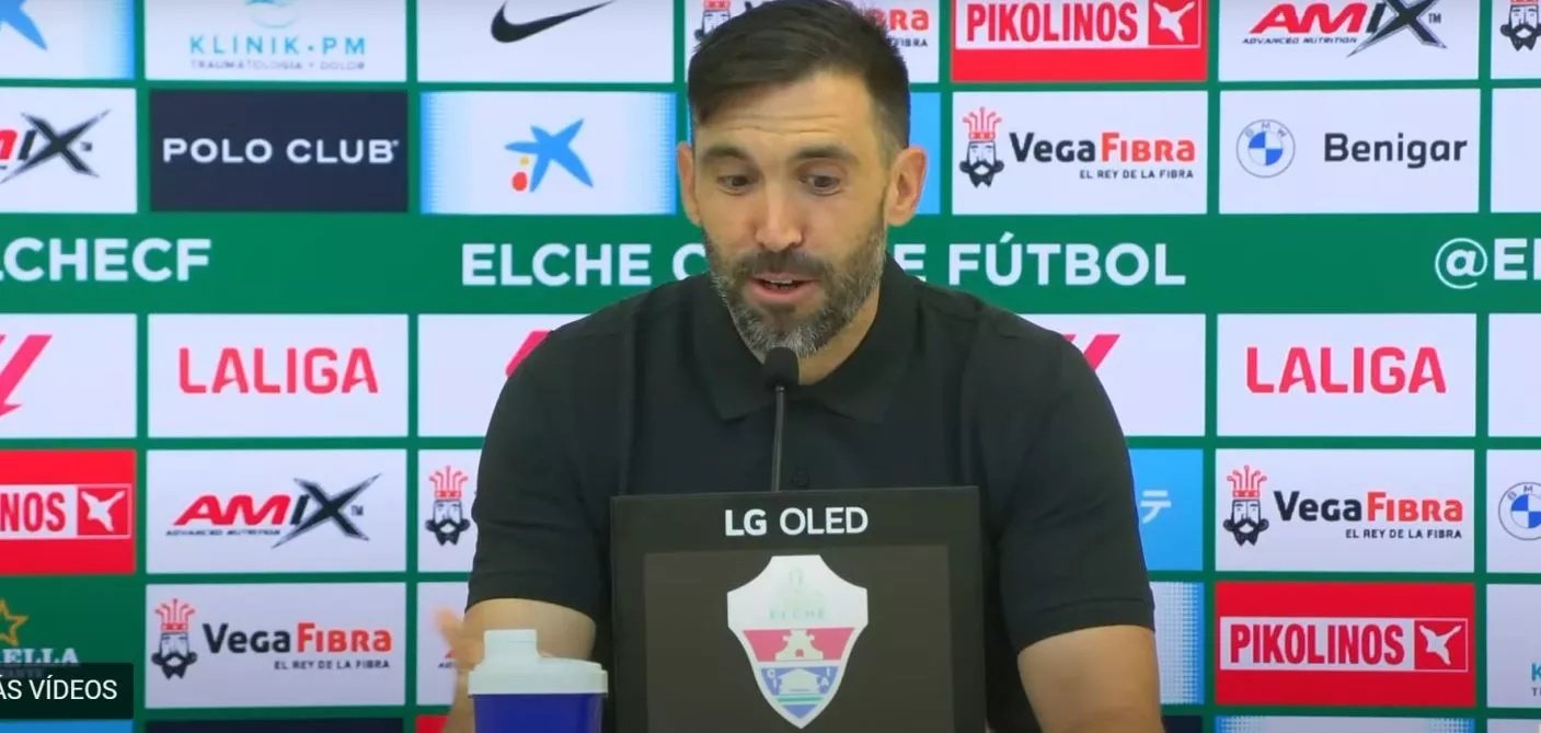 Eder Sarabia, entrenador del Elche.