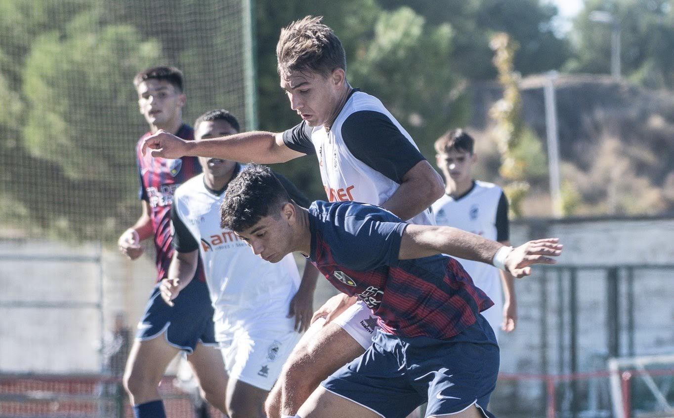 Imagen de archivo de uno de los partidos del Huesca DH Juvenil en San Jorge.
