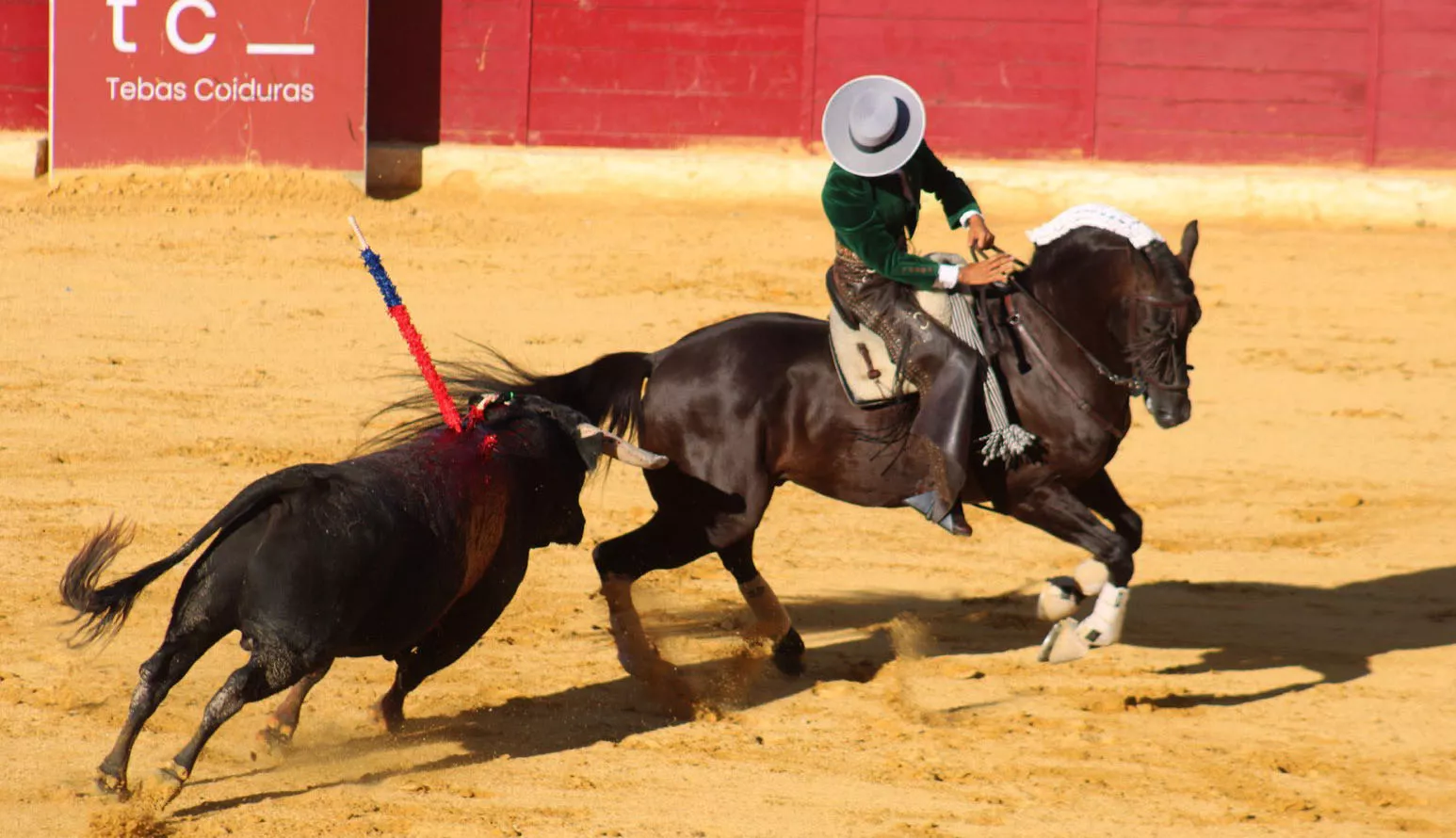 Corrida de rejones en San Lorenzo. Foto Marina DePlacido Sampietro