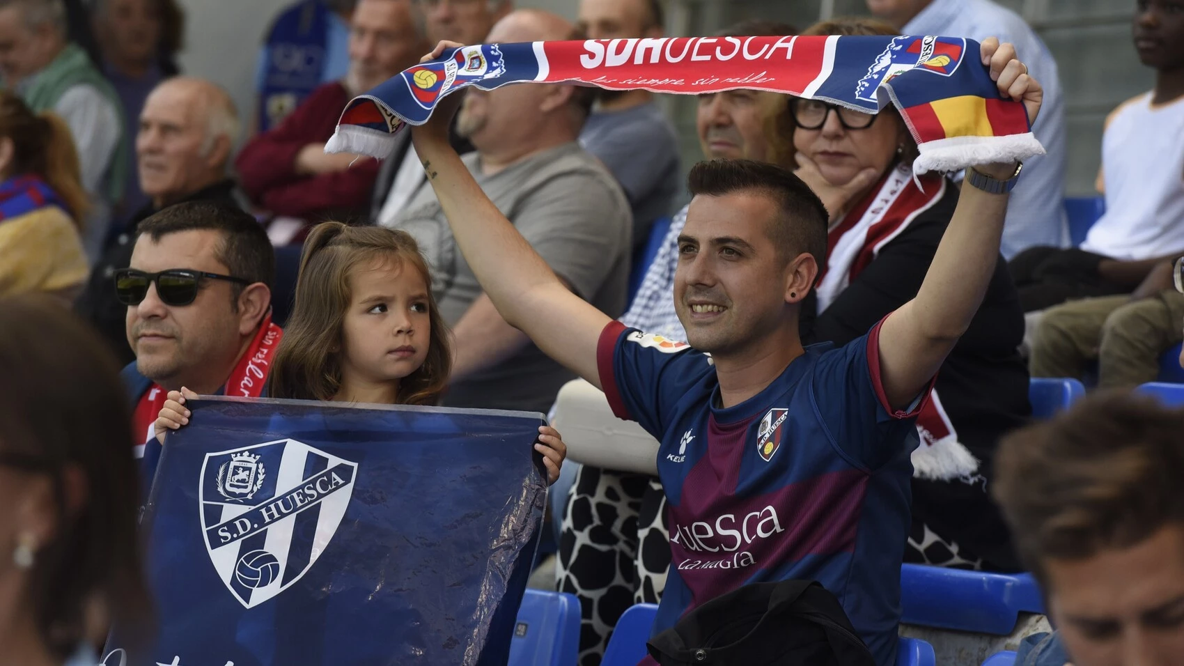 Afición del Huesca. 