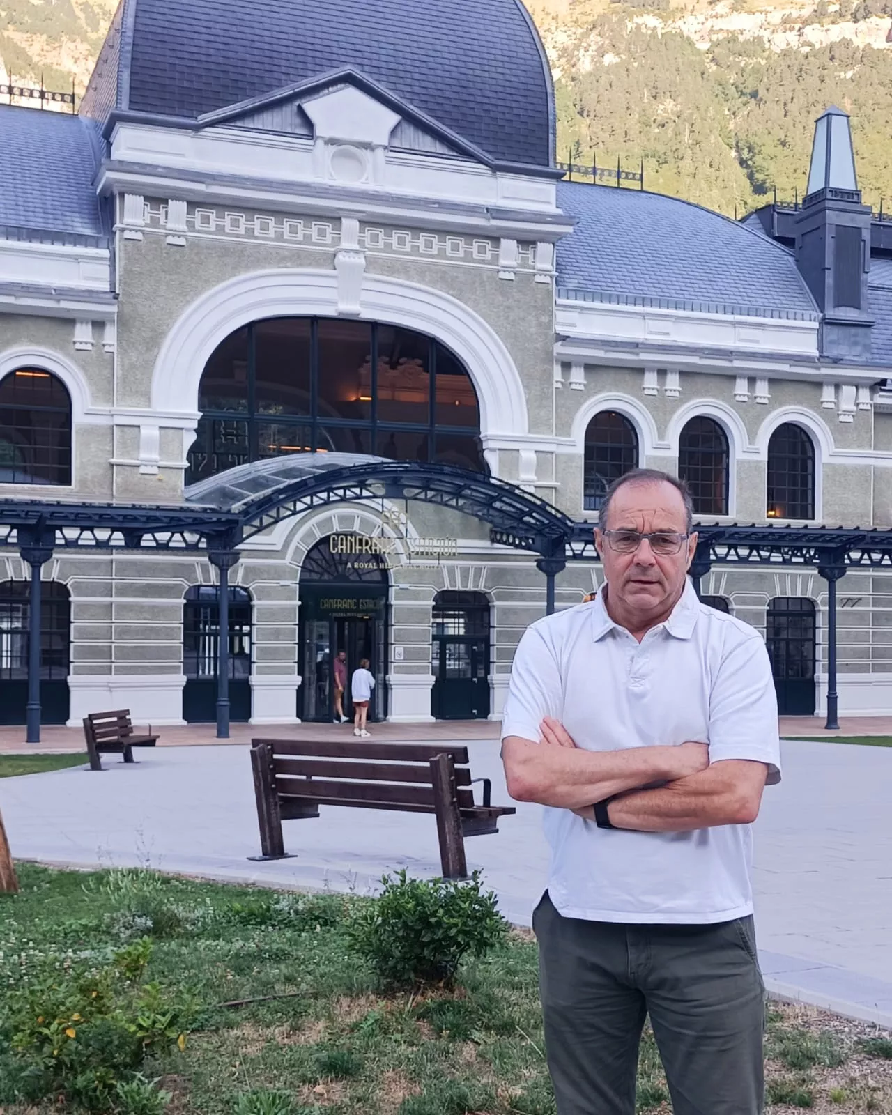 Luis Fraga, portavoz del PP en Canfranc