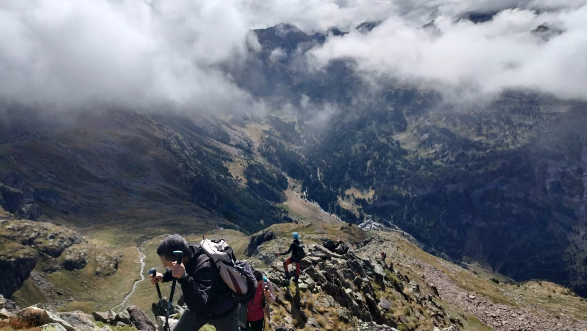 Ascensión del CM Nabaín al Mall Pintrat