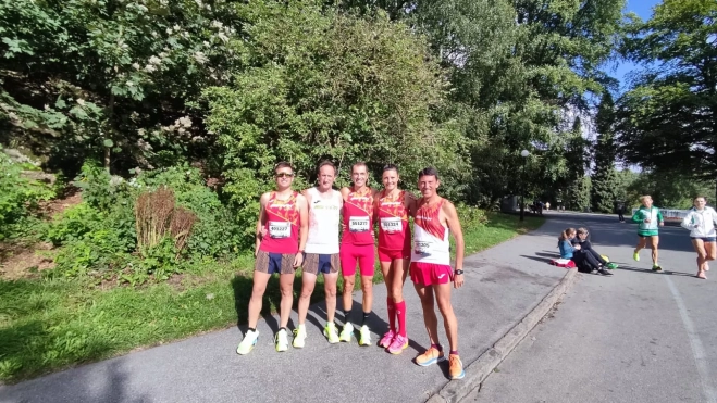 El grupo de Corredores MJP en el Mundial El grupo de Corredores MJP en el Mundial