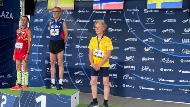 El zoitista Manuel García Carbajo, subcampeón del mundo de decathlon M80 El zoitista Manuel García Carbajo, subcampeón del mundo de decathlon M80