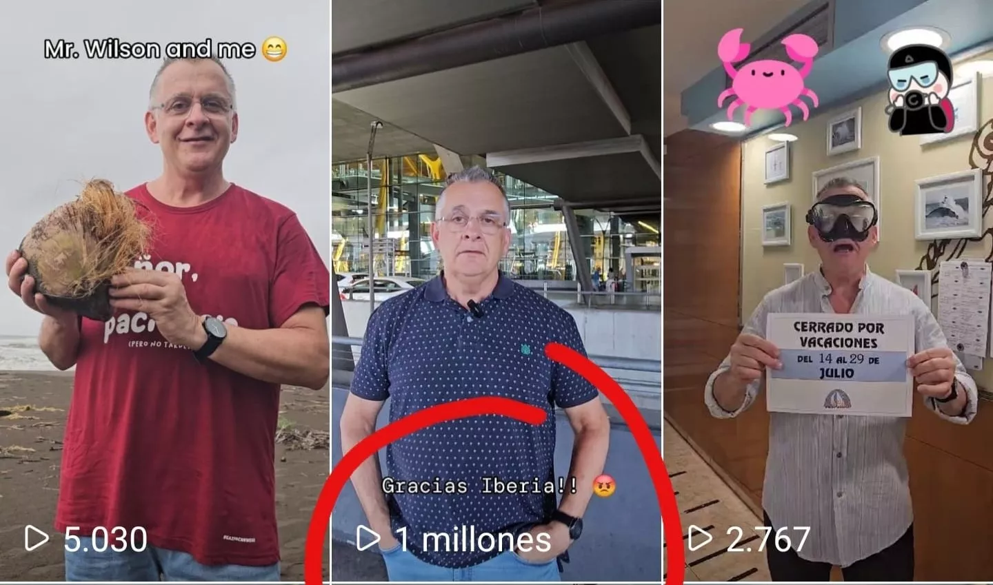 El video en el centro en Instagram y la leyenda de 1 millón de visualizaciones El video en el centro en Instagram y la leyenda de 1 millón de visualizaciones