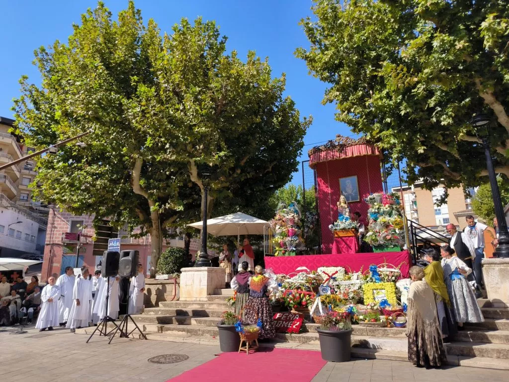 Barbastro incorpora novedades a la Ofrenda de Flores y Frutos a la Virgen.