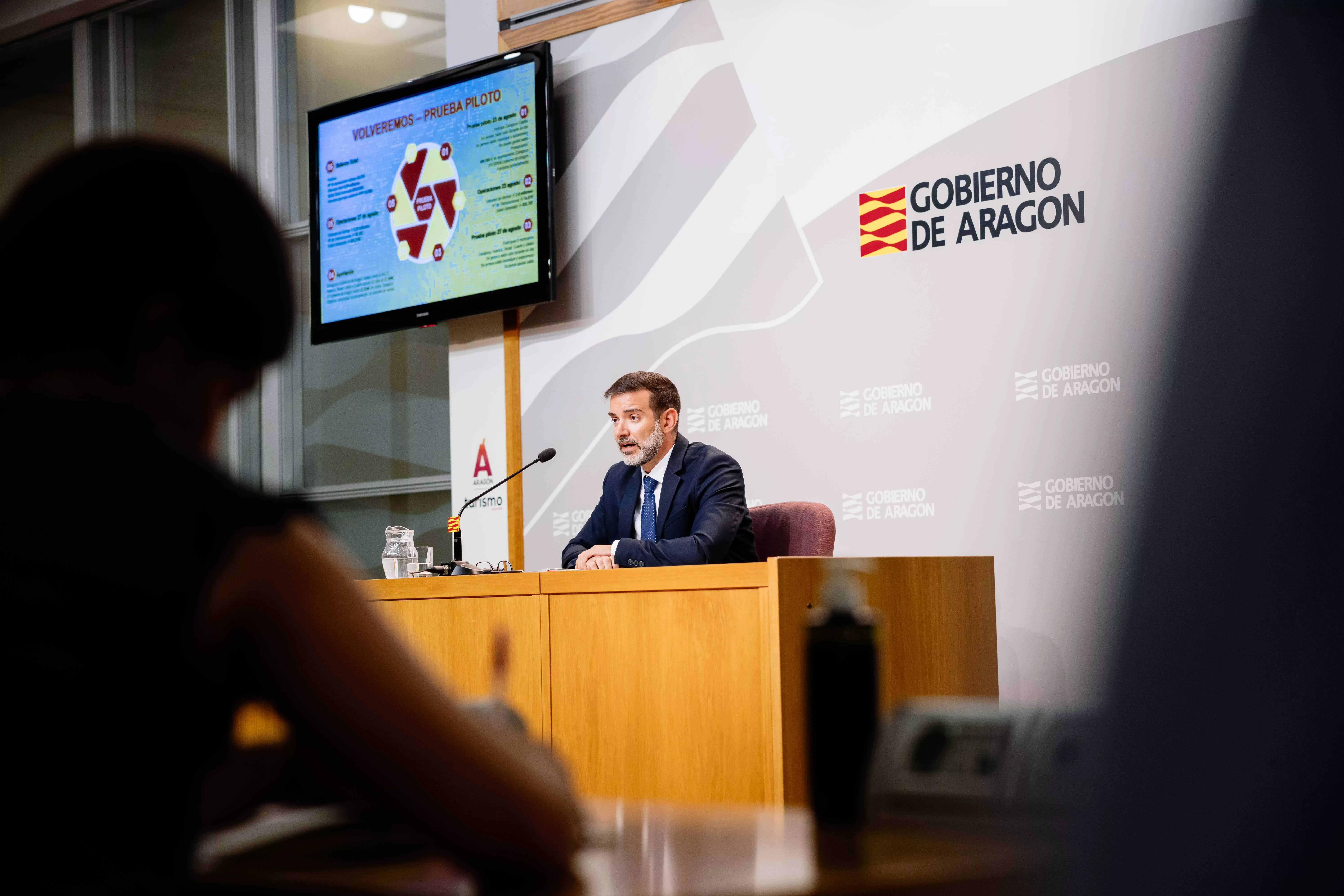 El director general de Comercio, Javier Camo, ha valorado la implantación de Volveremos.