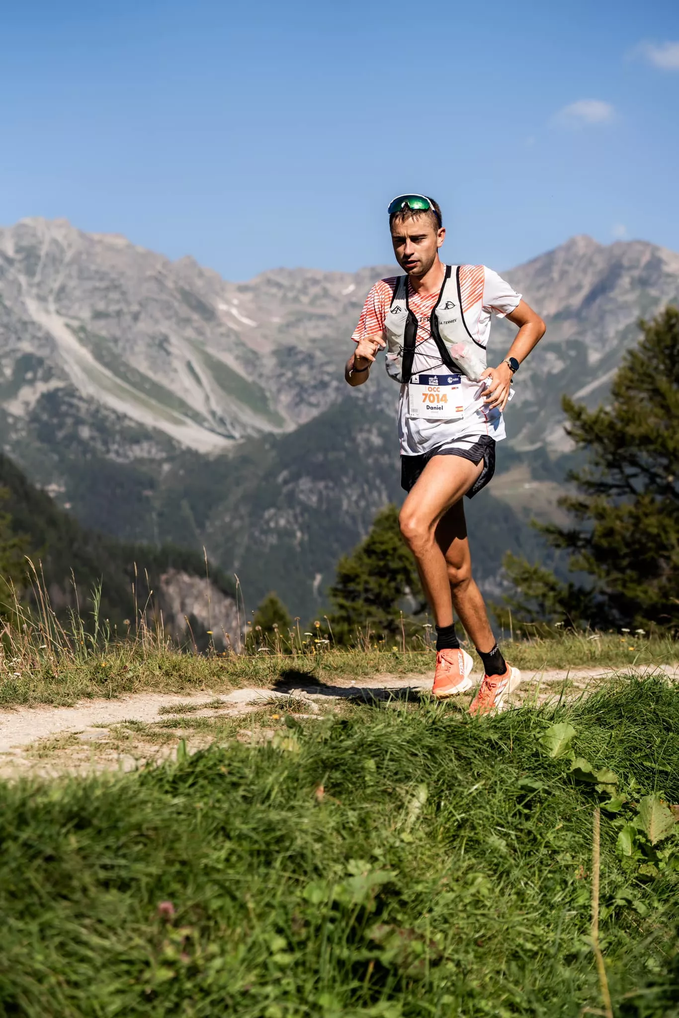 Dani Osanz, en carrera.