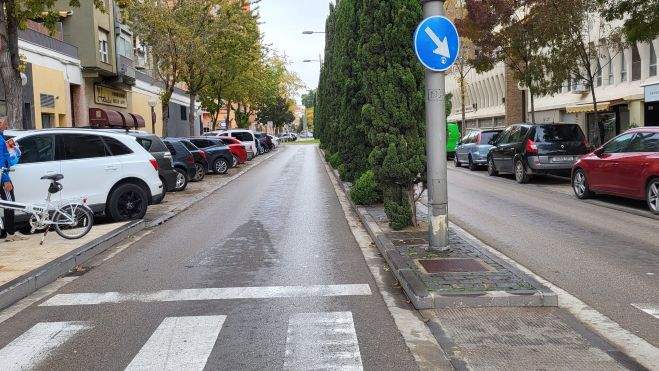 En la calle San Jorge se verá afectado uno de los laterales de la vía En la calle San Jorge se verá afectado uno de los laterales de la vía