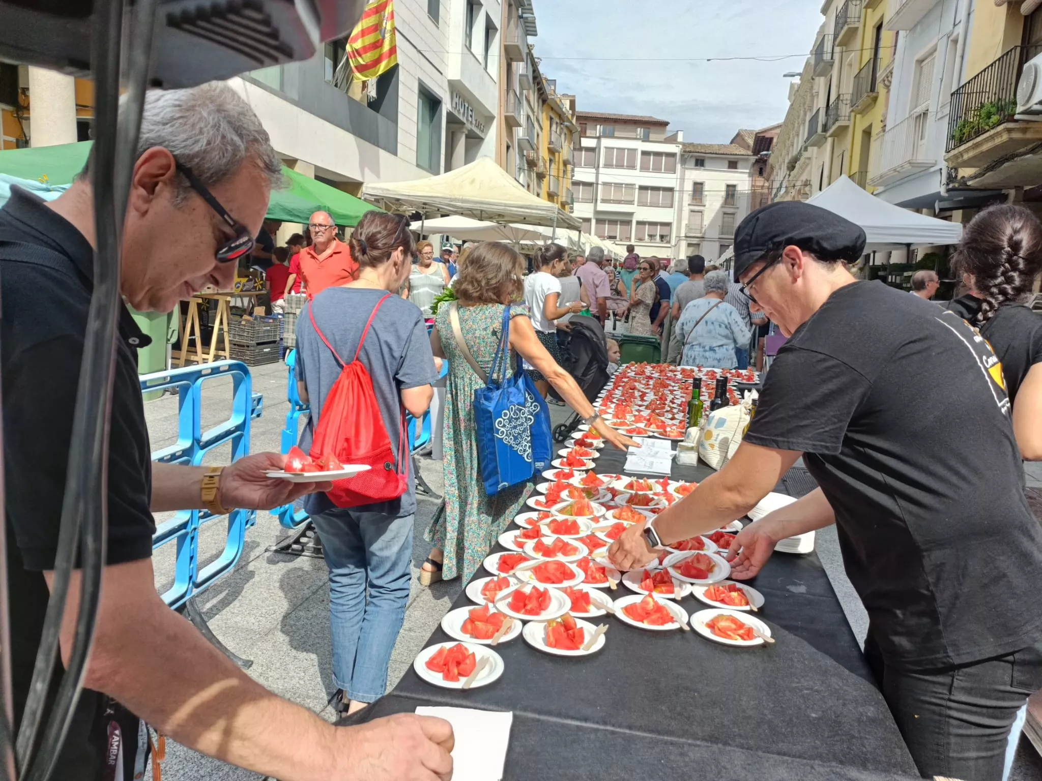 Una anterior jornada de Sábados con Sabor en Barbastro.