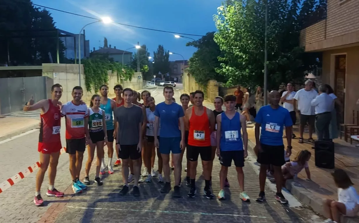 Participantes en la carrera de Castejón del Puente.