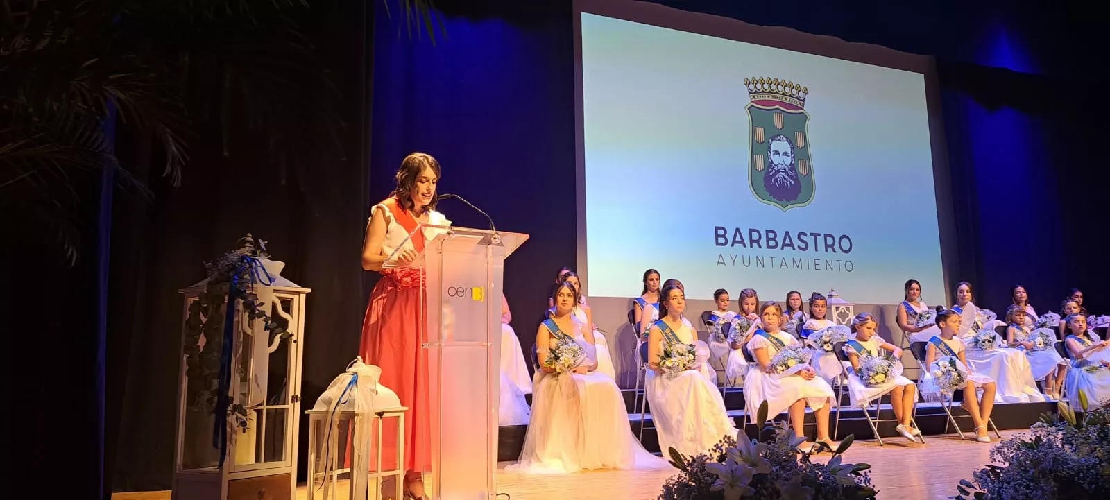 Presentación de Damas Mayores e Infantiles y pregón en Barbastro