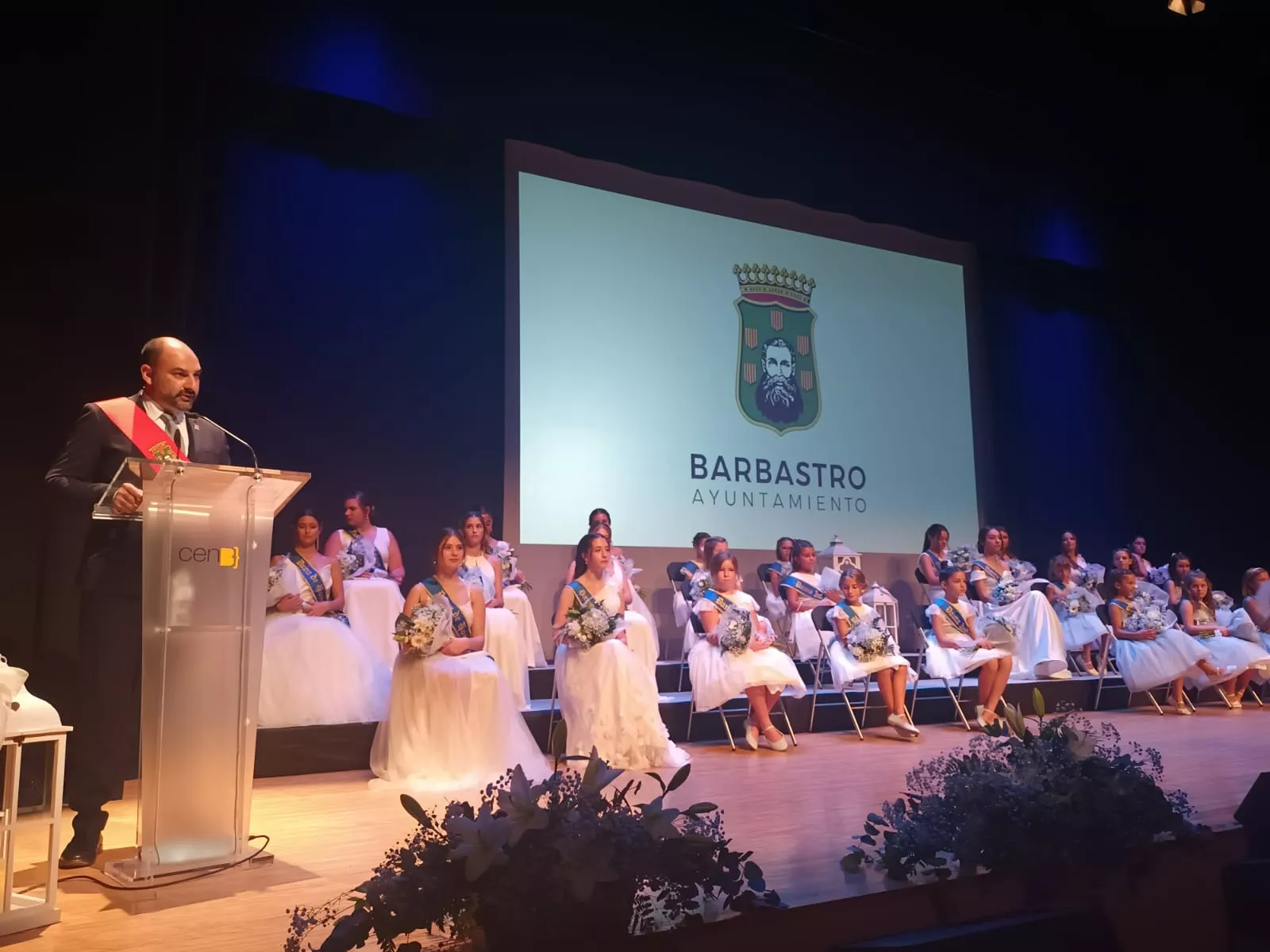 Presentación de Damas Mayores e Infantiles y pregón en Barbastro