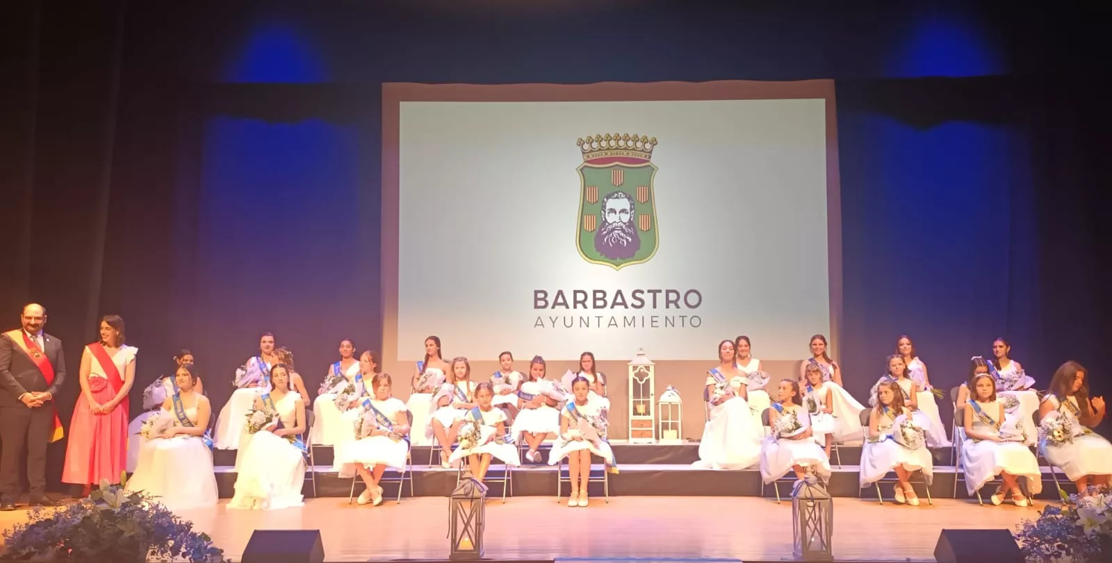 Presentación de Damas Mayores e Infantiles y pregón en Barbastro