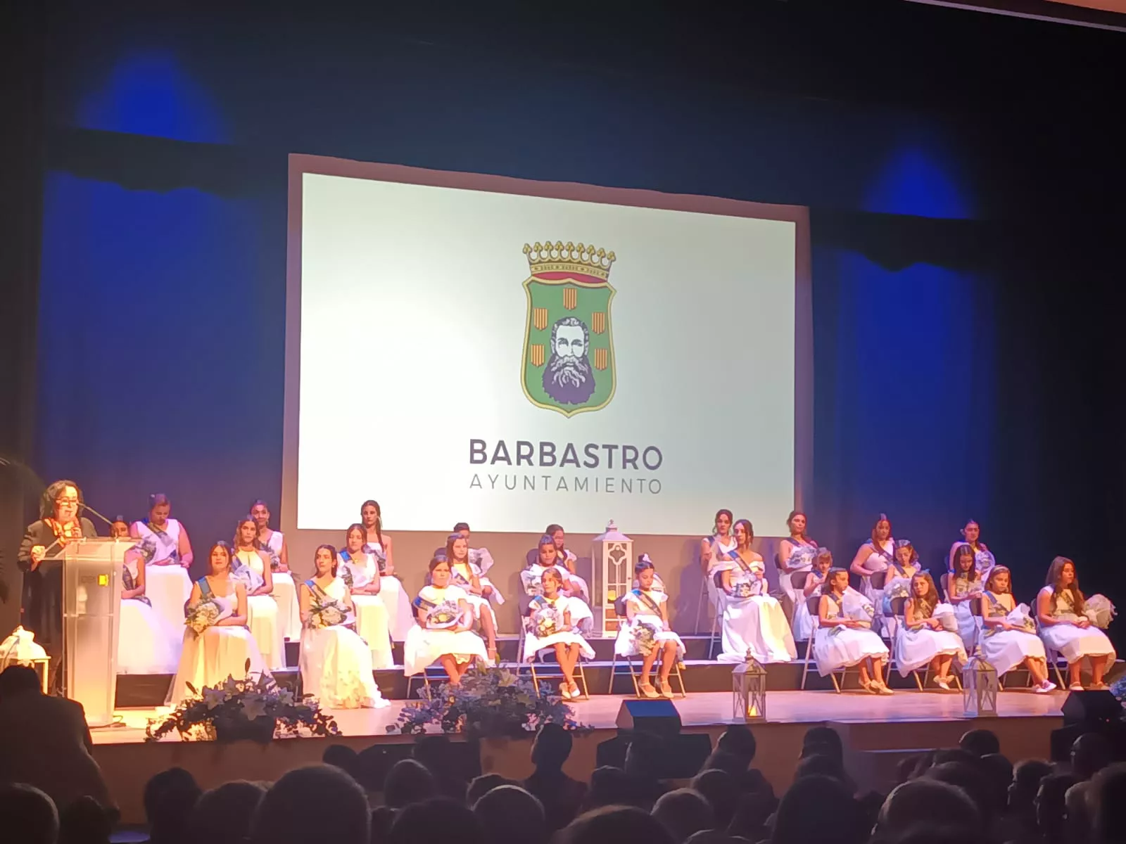 Presentación de Damas Mayores e Infantiles y pregón en Barbastro