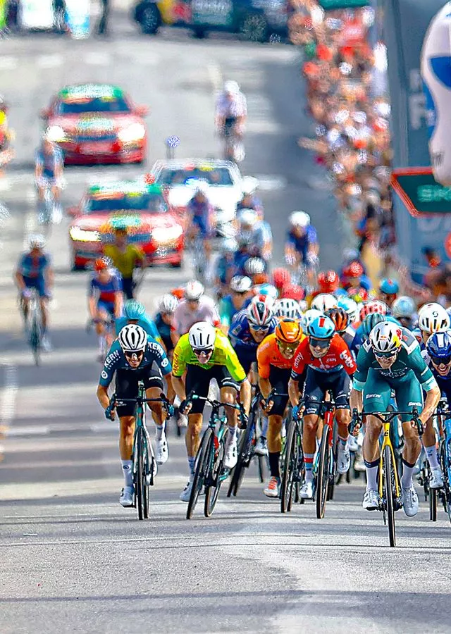 Sprint final de la etapa de hoy.