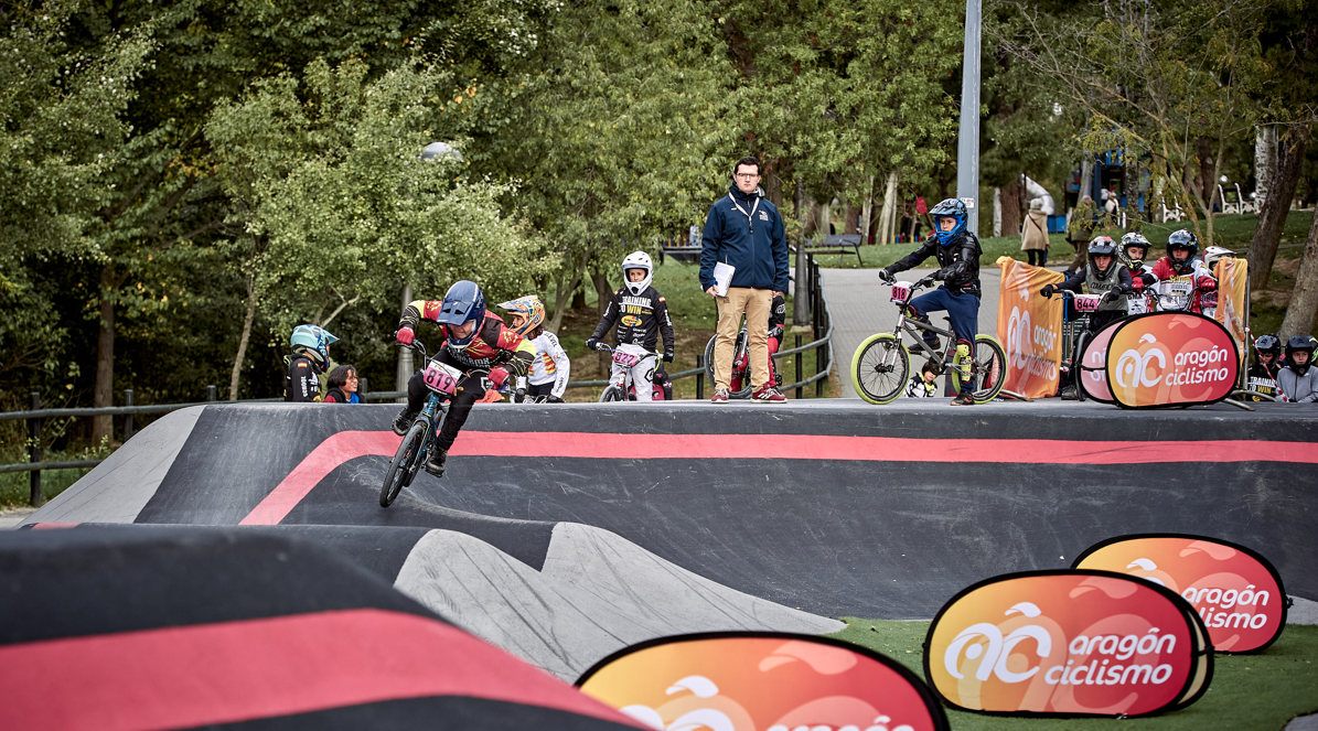 Copa de Aragón de pump track celebrada en Zaragoza