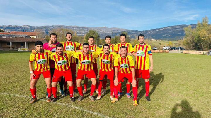 Once de La Fueva en el derbi ante el Deportivo Sobrarbe