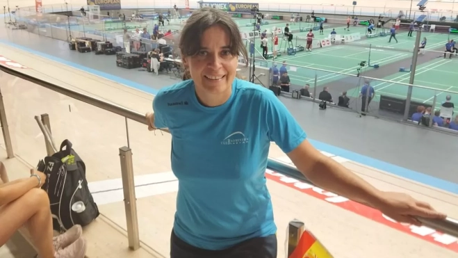 Belén Foj, en el europeo de Bélgica. Belén Foj, en el europeo de Bélgica.