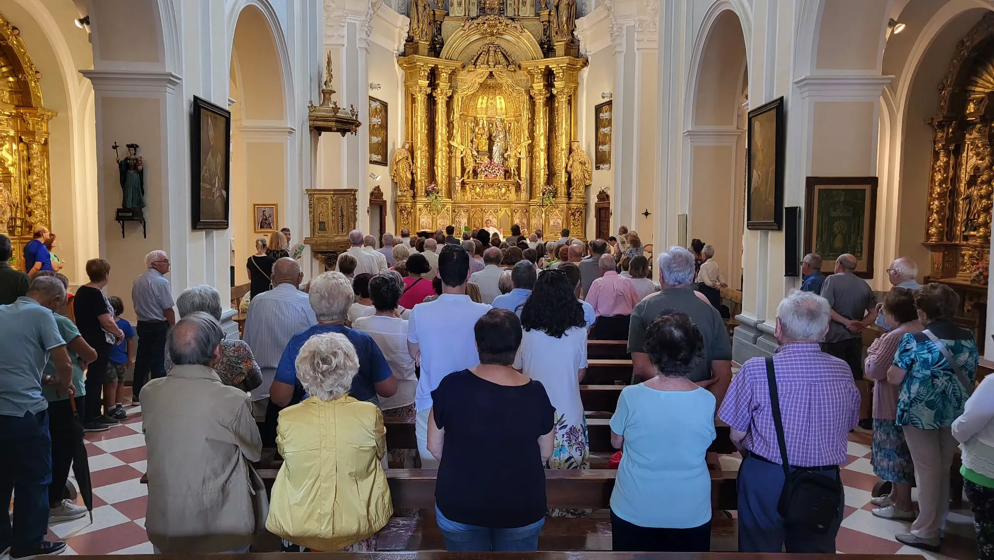 Misa con motivo de la romería al Santuario de Salas y de la Huerta