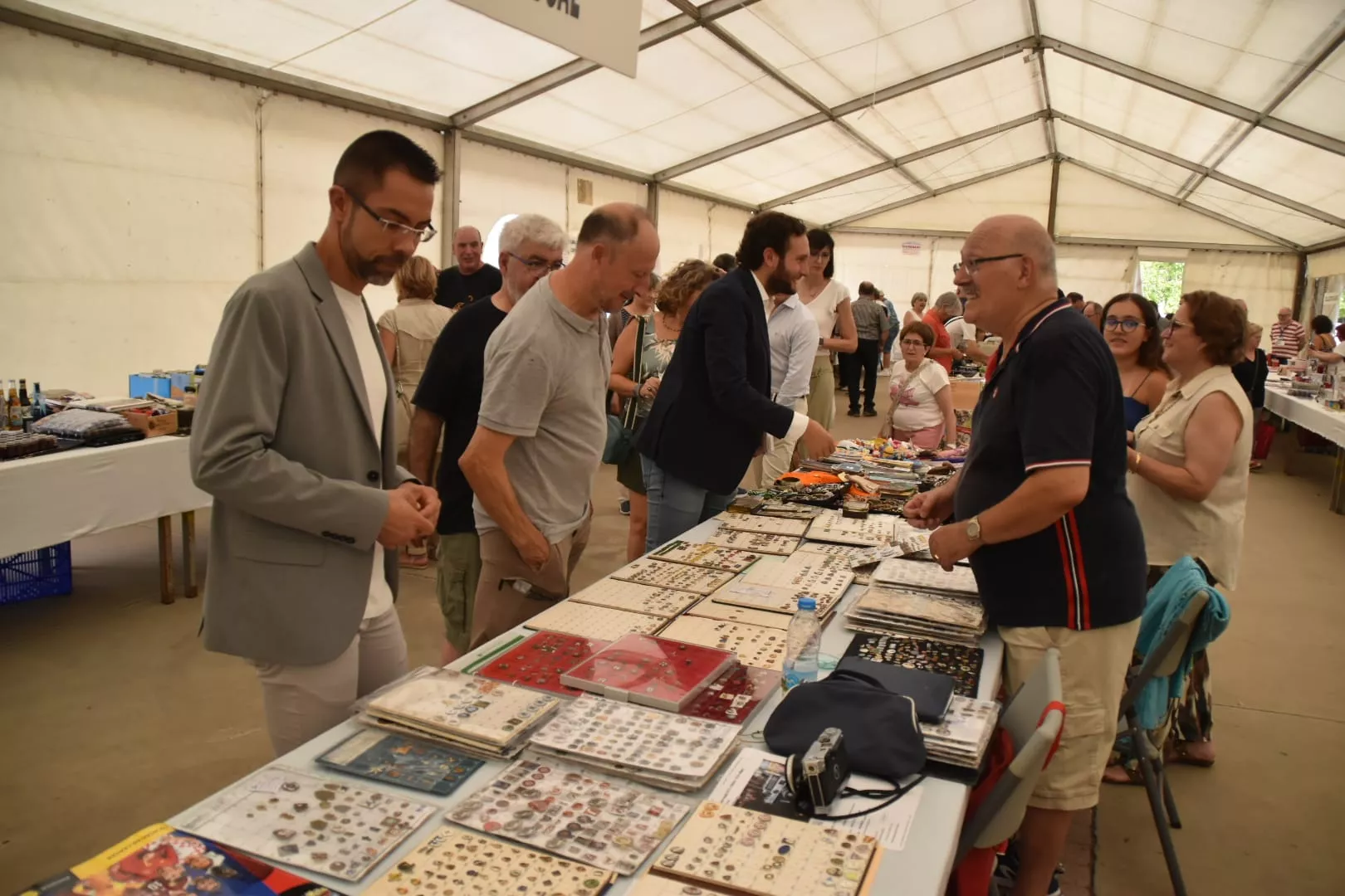 El alcalde de Monzón, Isaac Claver, en Replega El alcalde de Monzón, Isaac Claver, en Replega