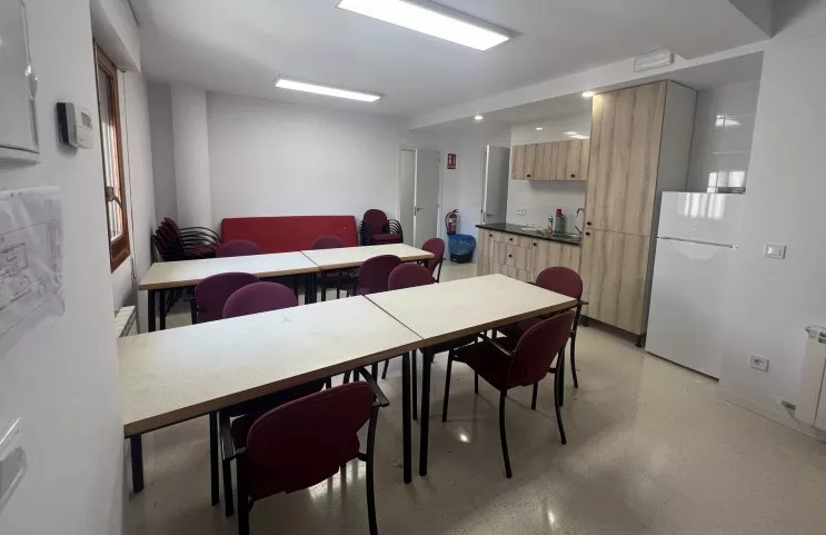 Comedor del albergue