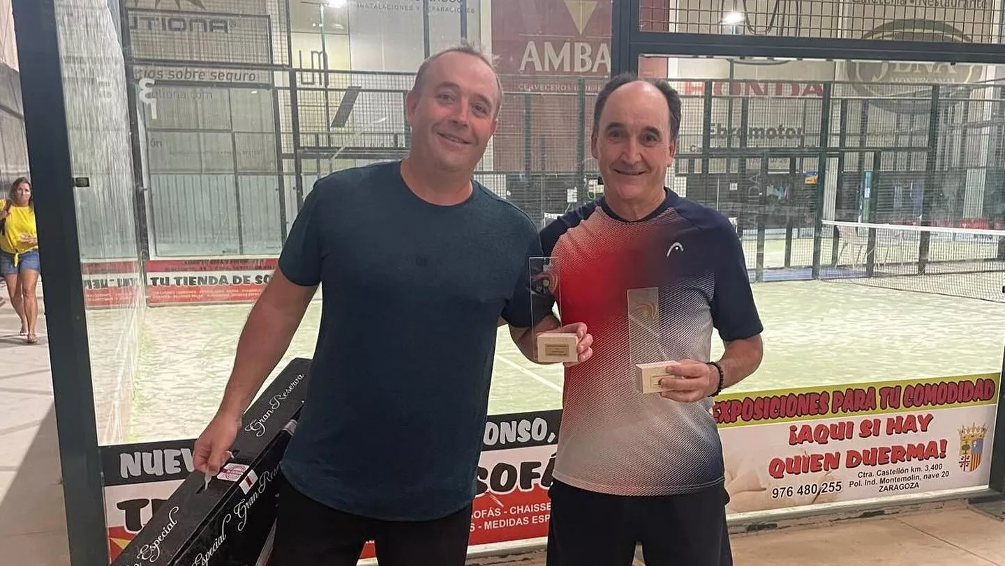 Antonio Castillón y Sergio Ortin, campeones del Circuito de Veteranos 4