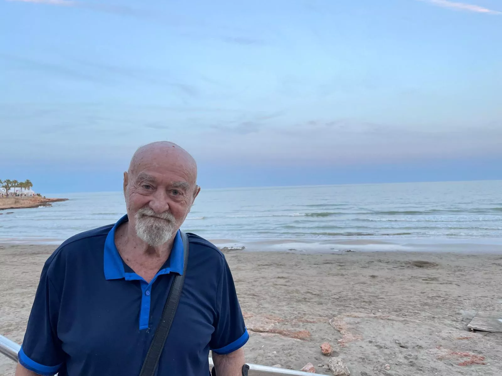 Carlos García Martínez, en el mar