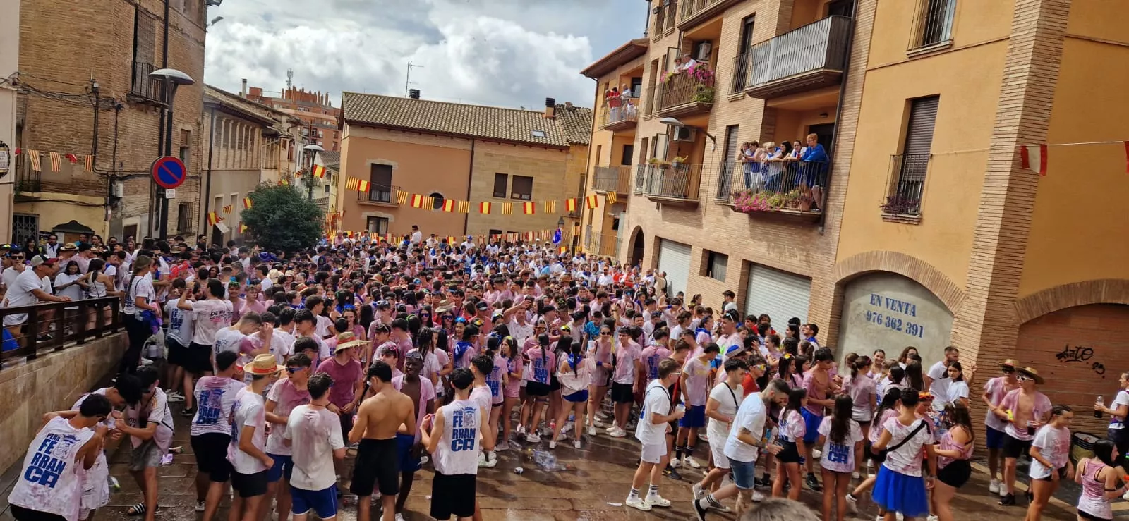 Inicio fiestas de Barbastro. Foto Myriam Martínez Iriarte