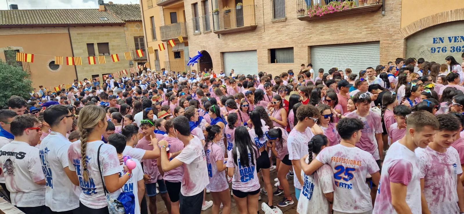 Inicio fiestas de Barbastro. Foto Myriam Martínez Iriarte