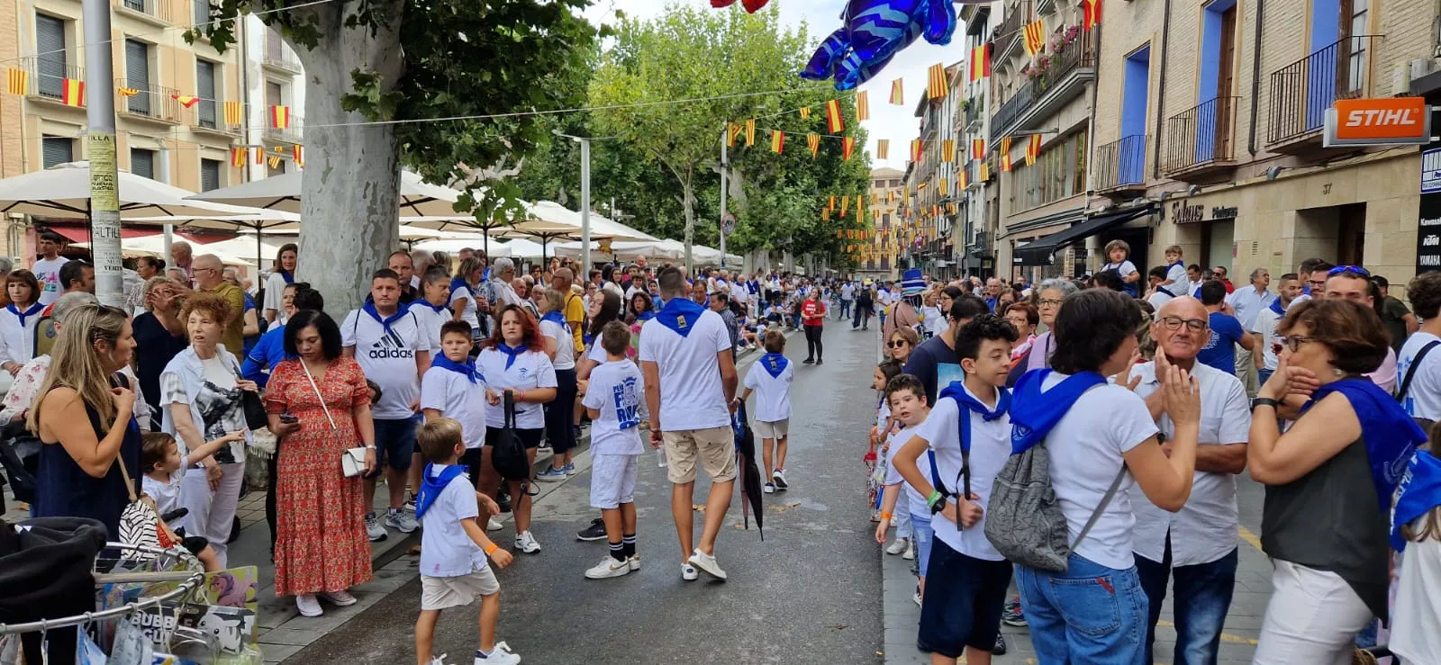 Inicio fiestas de Barbastro. Foto Myriam Martínez Iriarte