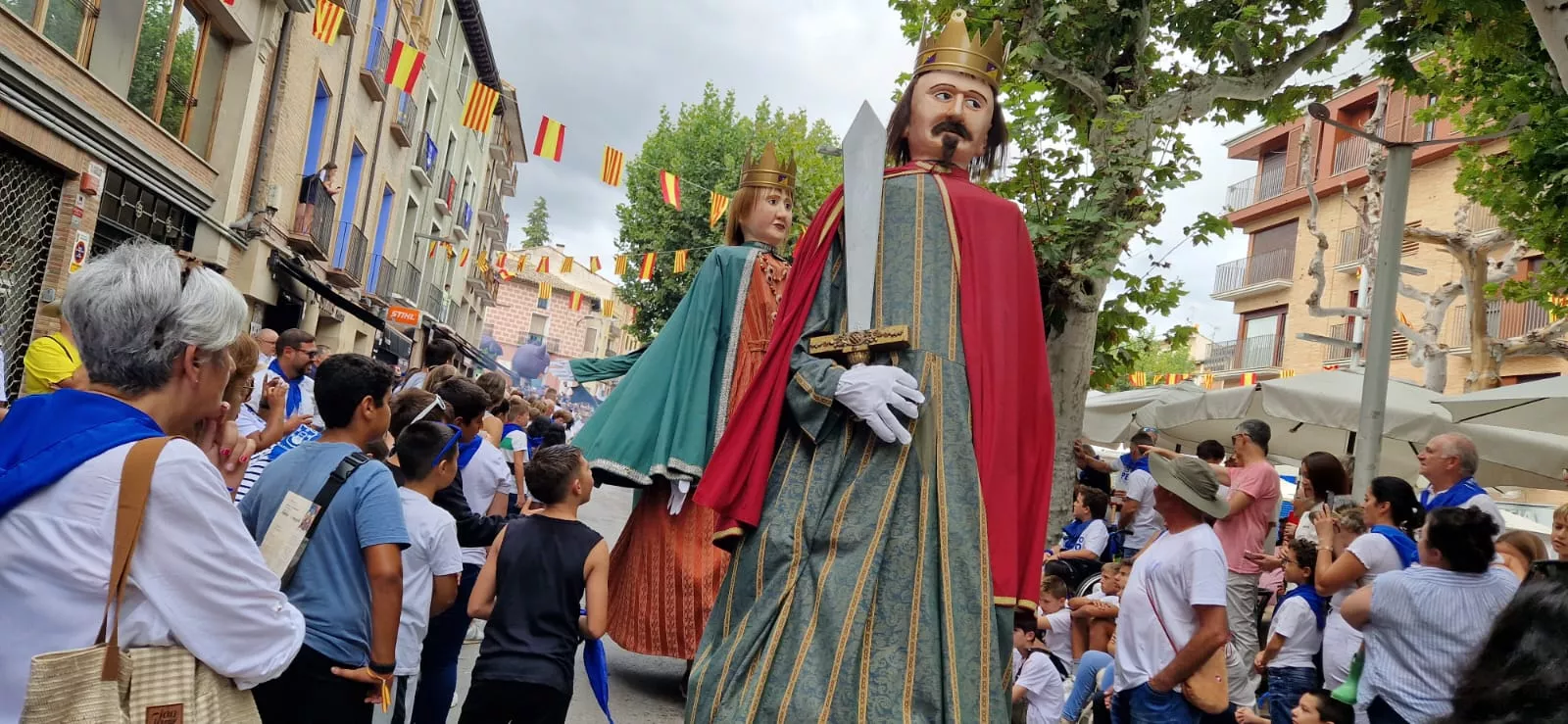 Inicio fiestas de Barbastro. Foto Myriam Martínez Iriarte
