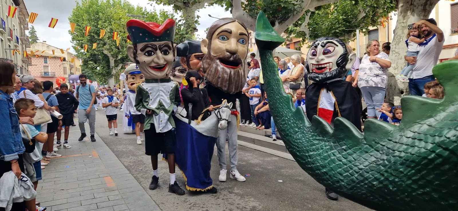 Inicio fiestas de Barbastro. Foto Myriam Martínez Iriarte