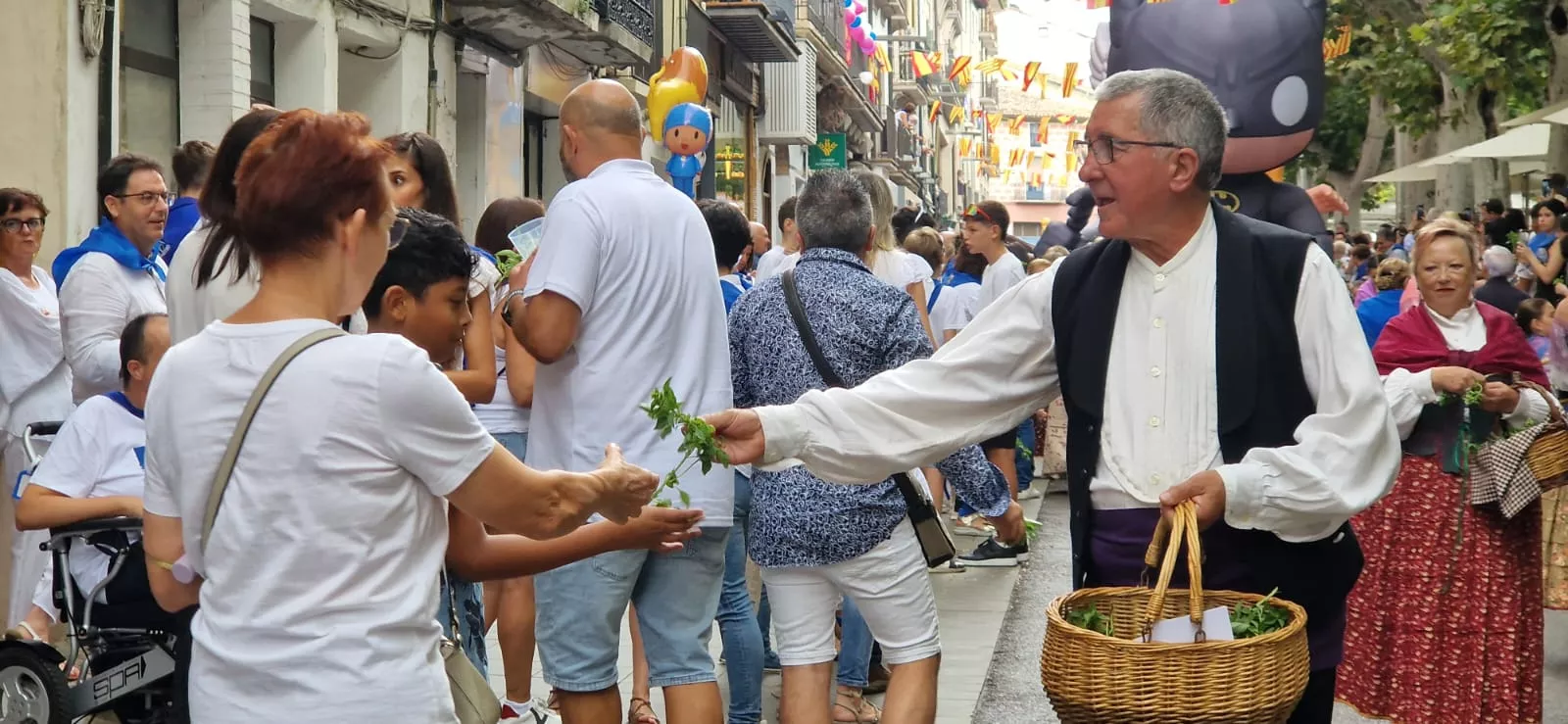 Inicio fiestas de Barbastro. Foto Myriam Martínez Iriarte