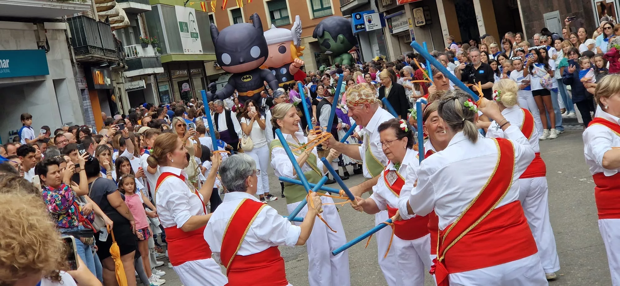 Inicio fiestas de Barbastro. Foto Myriam Martínez Iriarte