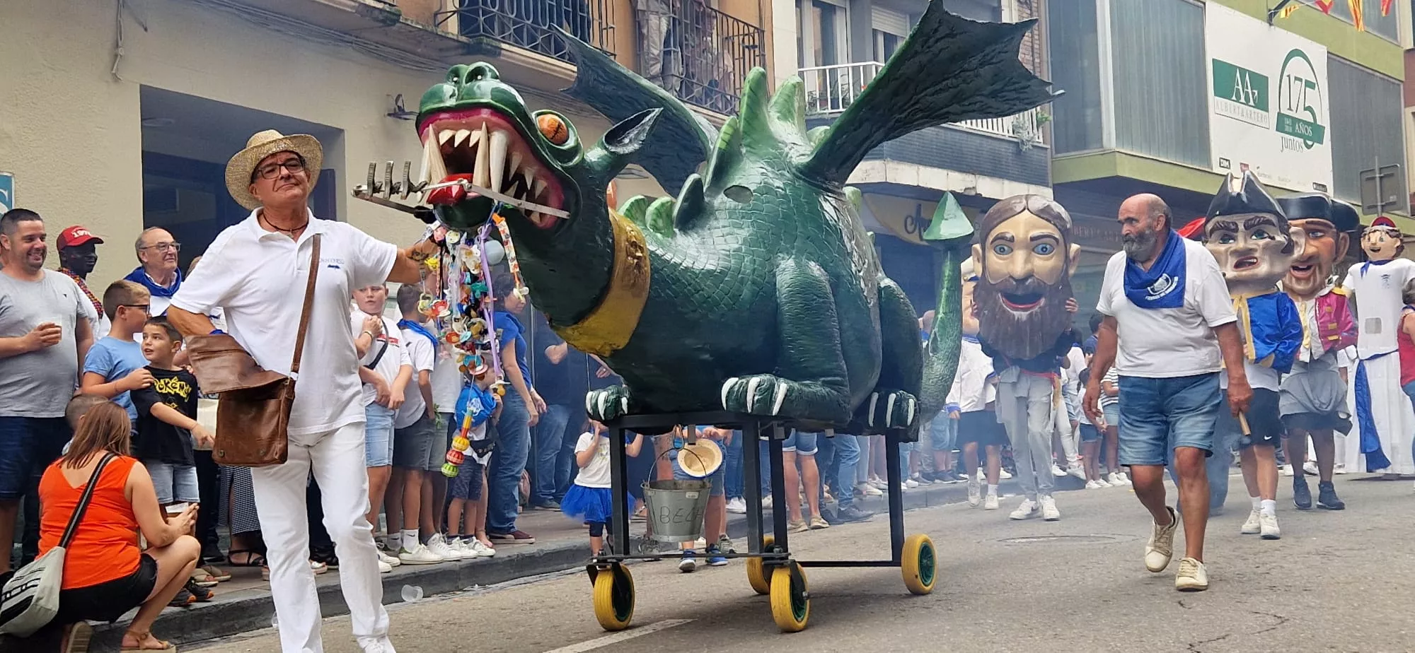 Inicio fiestas de Barbastro. Foto Myriam Martínez Iriarte