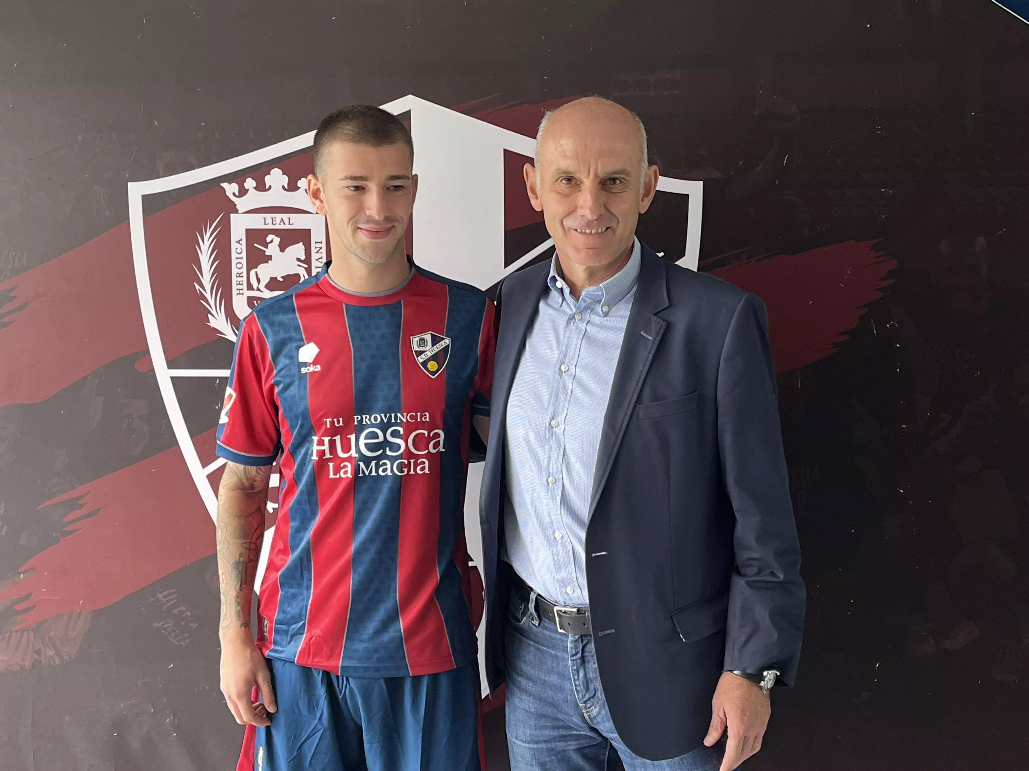 Jordi Martín, en El Alcoraz. Foto: Adri Mora