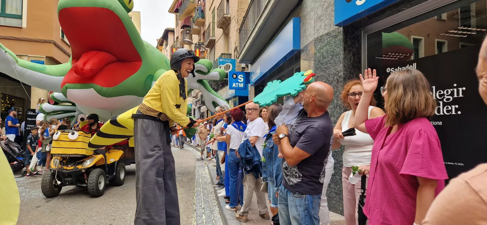 Inicio fiestas de Barbastro. Foto Myriam Martínez Iriarte